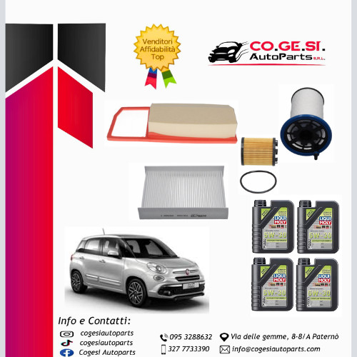 Kit tagliando filtri 4l - tagliando, +