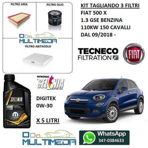 Kit tagliando filtri olio - 3,