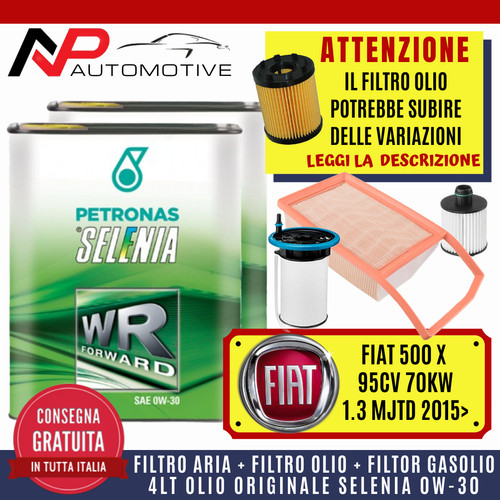 Kit tagliando fiat 500x 3 - 500x, 1.3