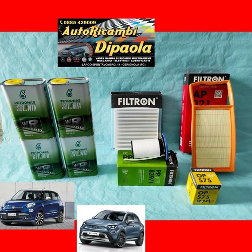 Kit tagliando fiat - tagliando, 500x