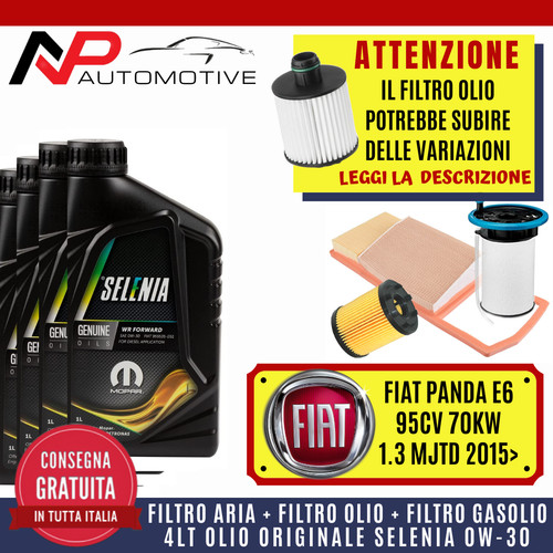 Kit tagliando fiat 500 - kit, panda
