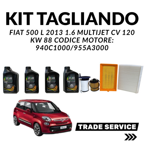 Kit tagliando fiat 500l - tagliando,